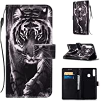 DYGG Compatible Funda Samsung Galaxy A20s- Carcasa Libro de Cuero con Tapas y Cartera- Cover Tarjetas y Billetera…